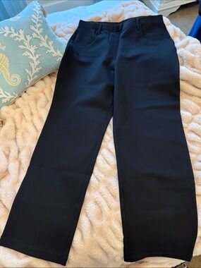 Quince Black Straight Leg Women's Pants Size L